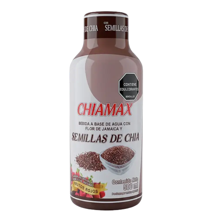 ChiaMax Semillas de Chía Frutos Rojos 500 ml Internatural 1