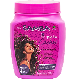 Crema para Peinar 2 en 1 Cabellos Rizados Samba 1 kg Nevada
