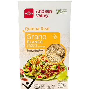Quinua Real Blanca Orgánica 300 g Andean Valley