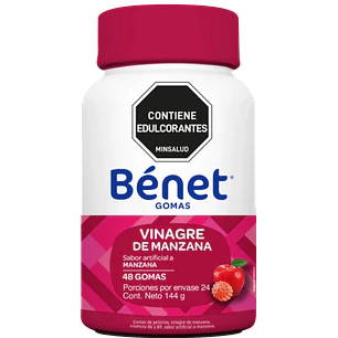 Gomas de Vinagre de Manzana 144 g Bénet