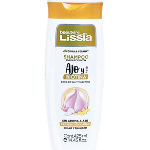 Shampoo Ajo y Biotina Lissia 425 ml