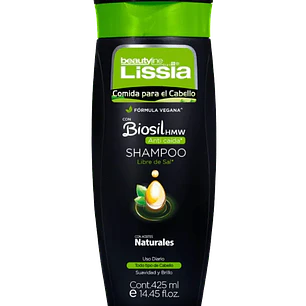 Shampoo Biosil Anticaida Comida para el Cabello Lissia 425 ml