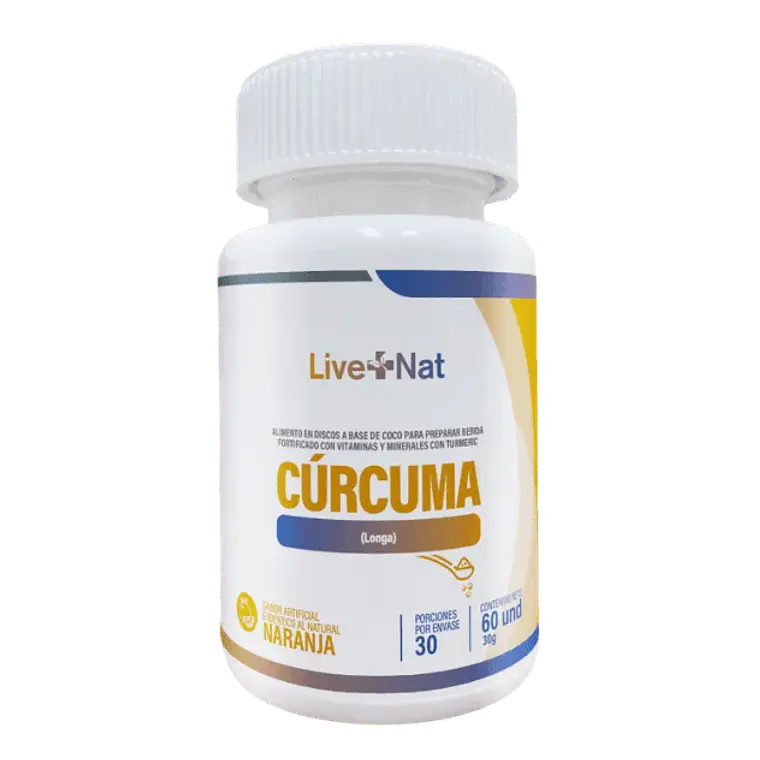 Cúrcuma 60 Discos Live Nat 1