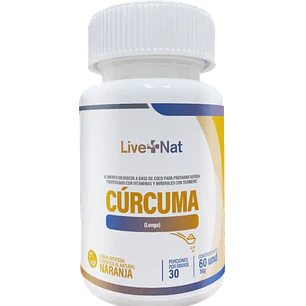 Cúrcuma 60 Discos Live Nat