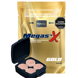 Megas X Gold Concha 4 Tabletas