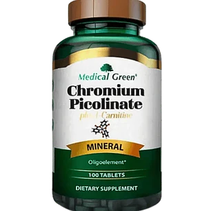 Chromium Picolinate Medical Green 100 Tabletas