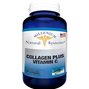 Collagen Plus Vitamin C Millenium Natural Systems 100 Softgels