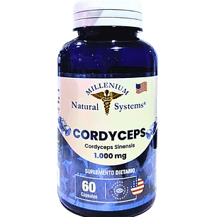 Cordyceps Sinensis 1000 mg 60 Cápsulas Millenium Natural System