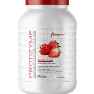 Protizyme Proteina Especializada 2 Libras Fresa Metabolic