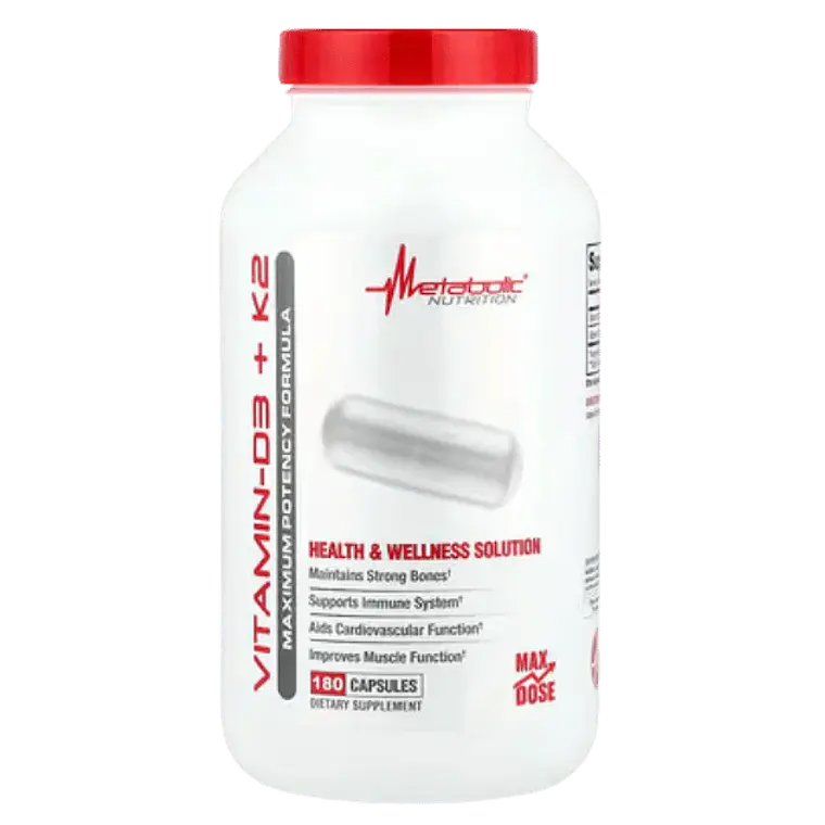 Vitamina D3 k2 Metabolic 180 Cápsulas Metabolic 1