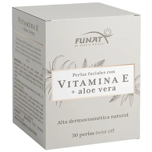 Vitamina E Tópica con Aloe Vera 30 Cápsulas Funat