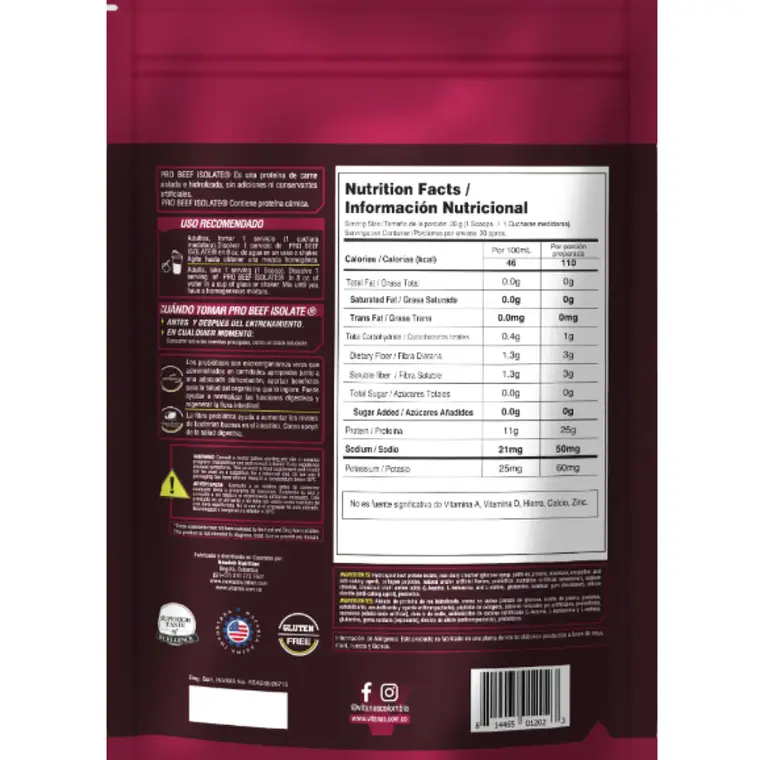 Pro Beef Isolate 2 Libras Vitanas 2