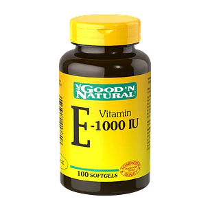 Vitamin E 1000 IU 100 Softgel Good'N Natural