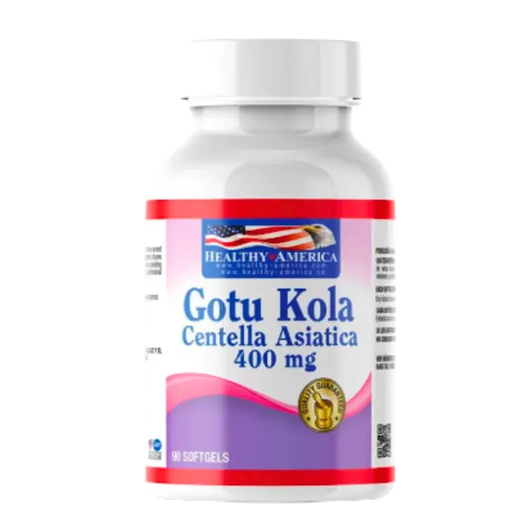 Centella Asiatica Gotu Kola 400 mg 90 softgels Healthy America 1