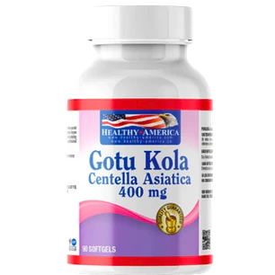 Centella Asiatica Gotu Kola 400 mg 90 softgels Healthy America
