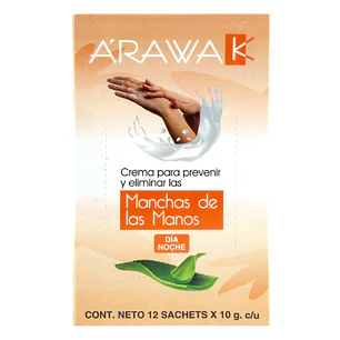 Crema para las Manos Arawak en presentación de 12 sachets