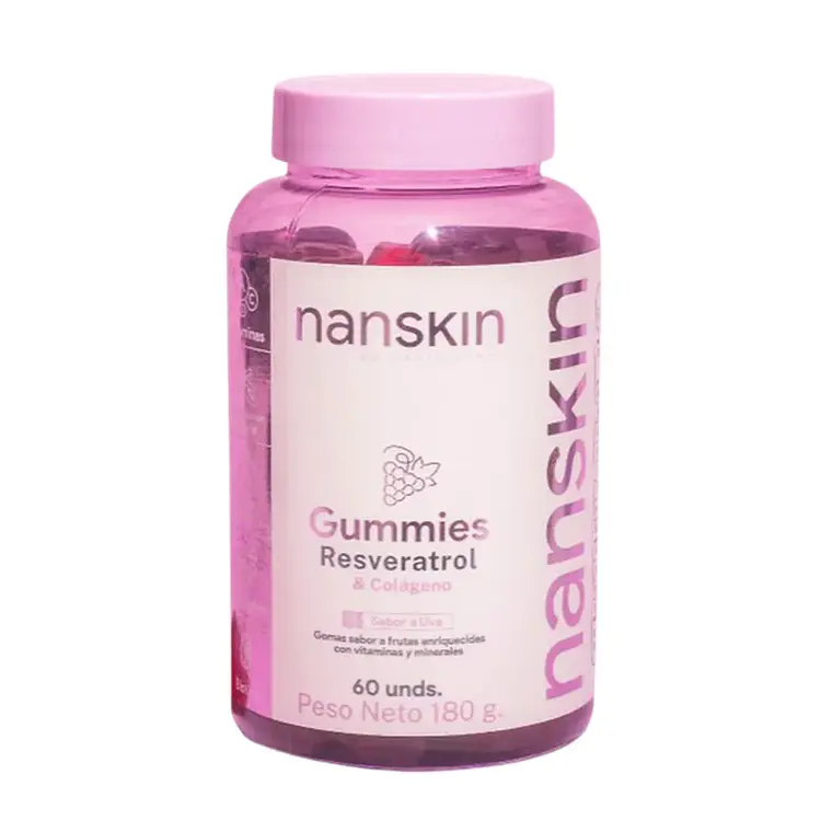 Nanskin Resveratrol y Colageno 60 Gummies 1