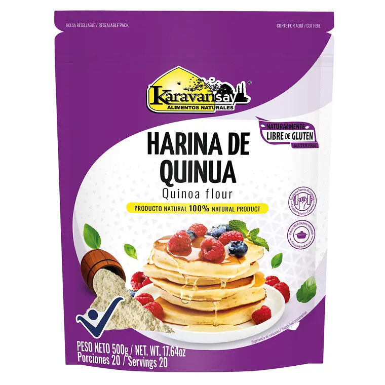 Harina de Quinua Karavansay 500 gramos 1