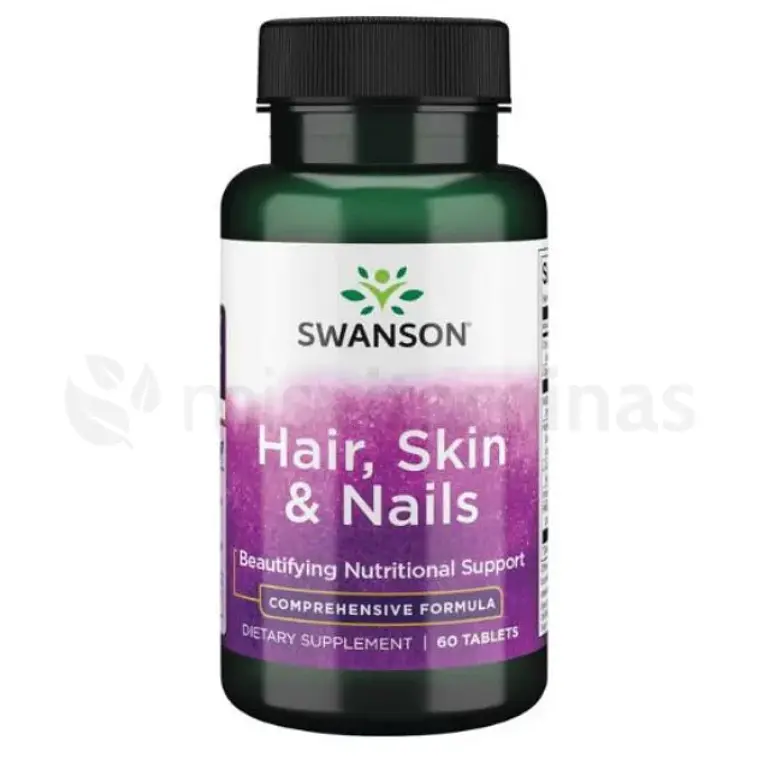 Hair Skin Nails 60 Tabletas Swanson 1