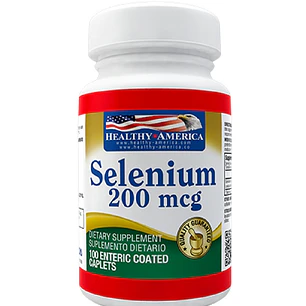 Selenium 200 mcg 100 caplets Healthy America