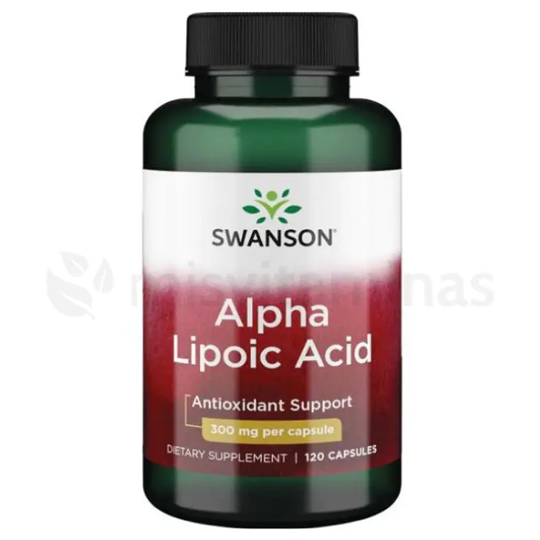 Alpha Lipoic Acid 300 mg Swanson 120 Cápsulas 1