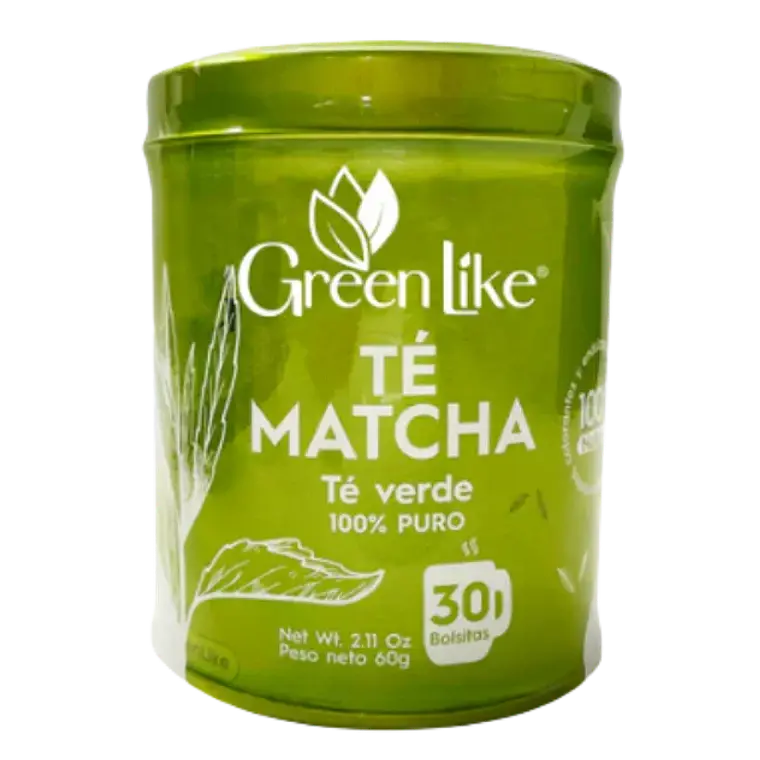 Té Matcha 60 Gramos 30 bolsitas Green Like 1
