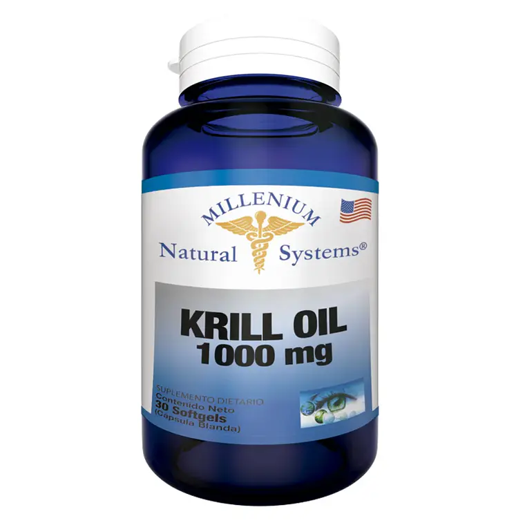 Krill Oil 1000 mg 30 Softgels Natural Systems 1