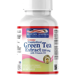 Green Tea Extract 60 Softgels Healthy America