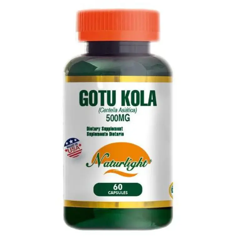 Gotu Kola Centella Asiatica 60 Cápsulas Naturlight 1