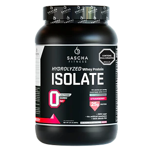 Sascha Whey Protein Isolate Fresa 2.17 libras