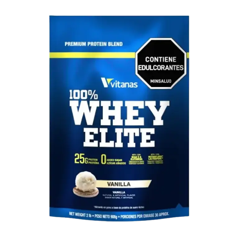 Whey Elite 100% Vitanas Vainilla 2 Libras 1