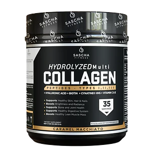 Hydrolyzed Collagen Caramelo 490 g Sascha Fitness
