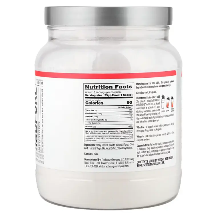 ISOPURE Infusions 400 gramos 20 gramos proteina 2