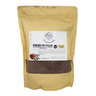 Cacao en Polvo 100 % Cacao 500 g Montchelate