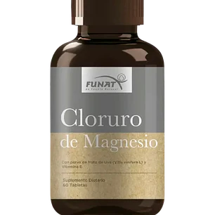 Cloruro de Magnesio con Vitamina E 60 Tabletas Funat