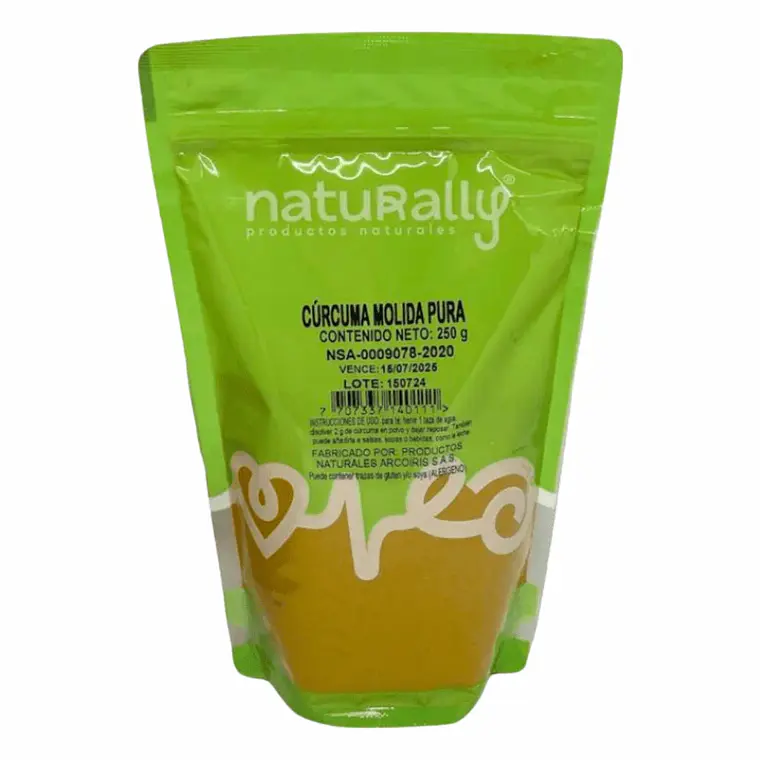 Cúrcuma Molida 250 gr Naturally 1