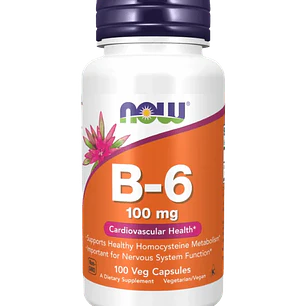 B6 100 mg Cadiovascular Health Now