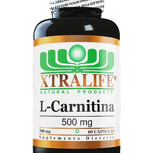 L Carnitina 500 mg 60 Cápsulas Xtralife