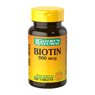 Biotin 900 mcg 100 Tabletas Good´N Natural