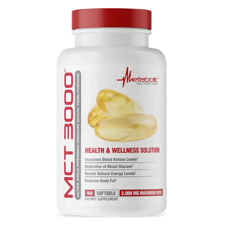 MCT 3000 90 Softgels Metabolic 1