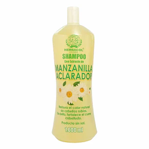 Shampoo de Manzanilla Aclarador 1000 ml Herbacol