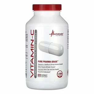 Vitamina C 1500 mg Metabolic 180 Cápsulas