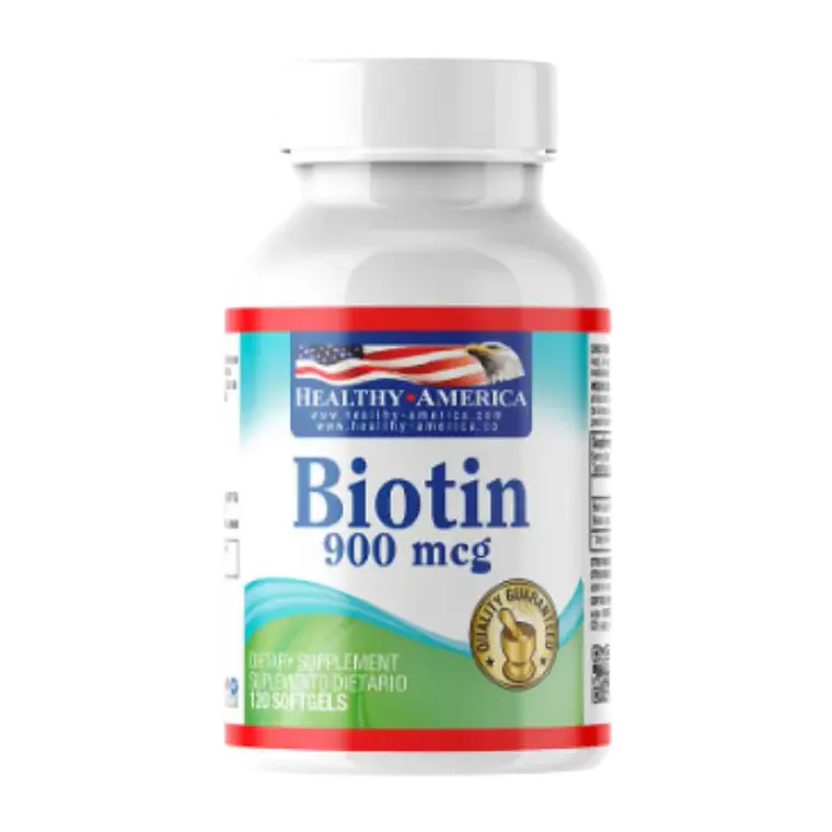 Biotin 900 mcg Healthy America 120 Softgels 1