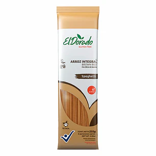 Spaghetti de Arroz Integral 250 g El Dorado