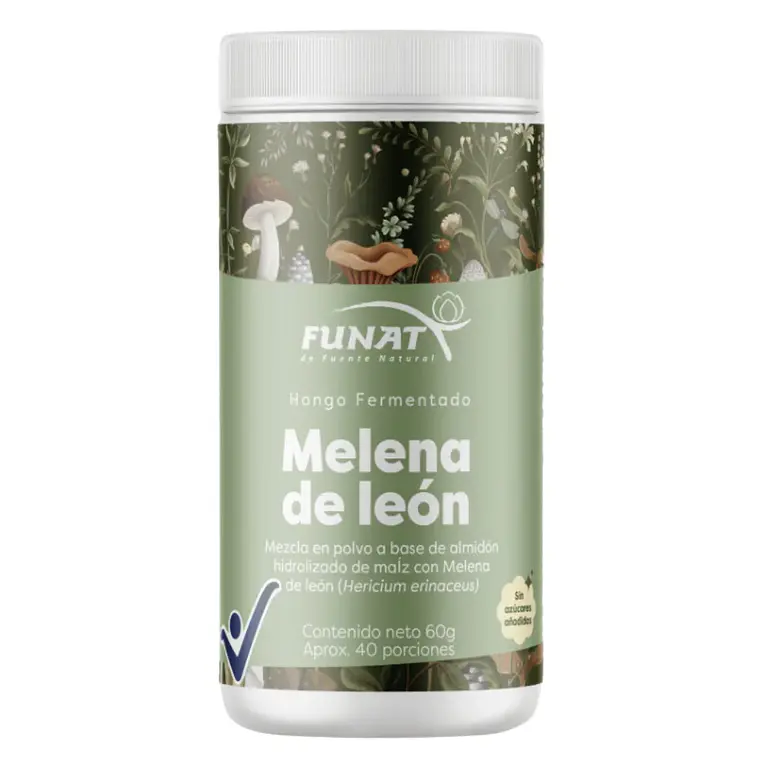 Melena de Leon Hongo Fermentado Funat 60 Gr 1