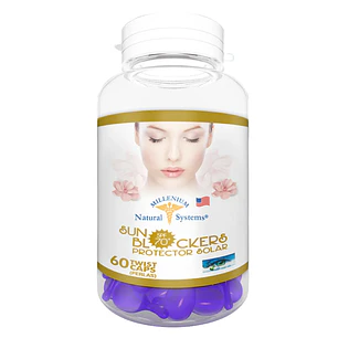 Sun Blockers SPF 70 Protector Solar 60 Cápsulas Natural Systems