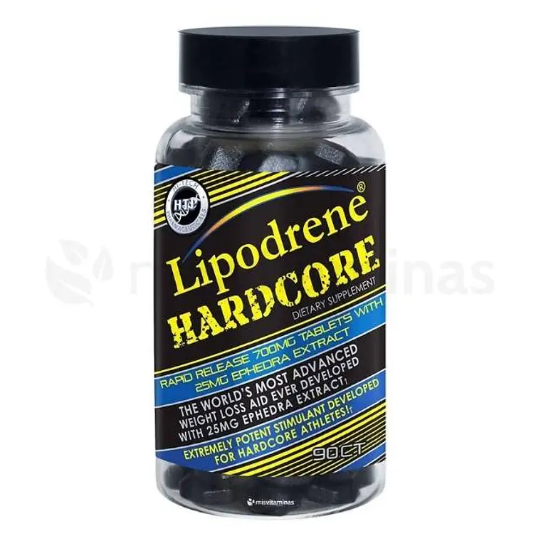 Lipodrene Hardcore Hi Tech Quemador Termogénico 1