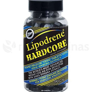 Lipodrene Hardcore Hi Tech Quemador Termogénico