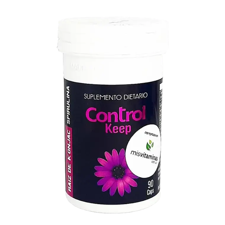 Control Fit Keep Raiz de Konjac Spirulina 90 Cápsulas 1