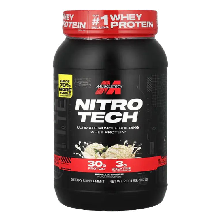 Nitro Tech 2 libras Muscletech Proteina Whey 1